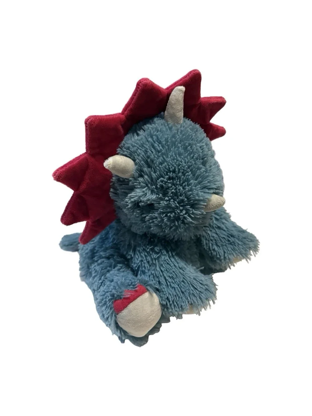 Warmies Triceratops Dinosaur Plush Microwavable Weight Lavender Scent Blue, Pink
